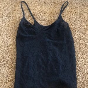 Urban outfitters black lace tank